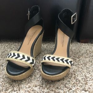 Black and Tan wedges